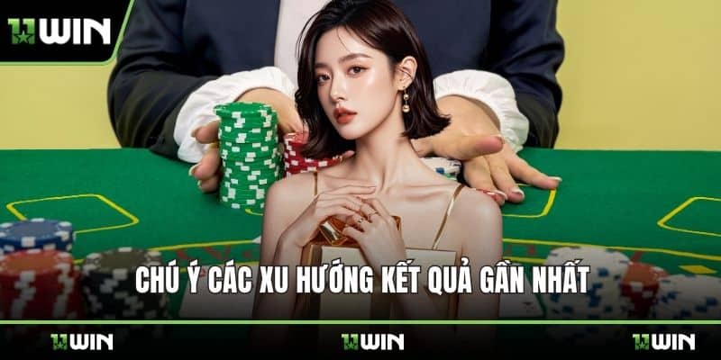 Chú ý các xu hướng kết quả gần nhất