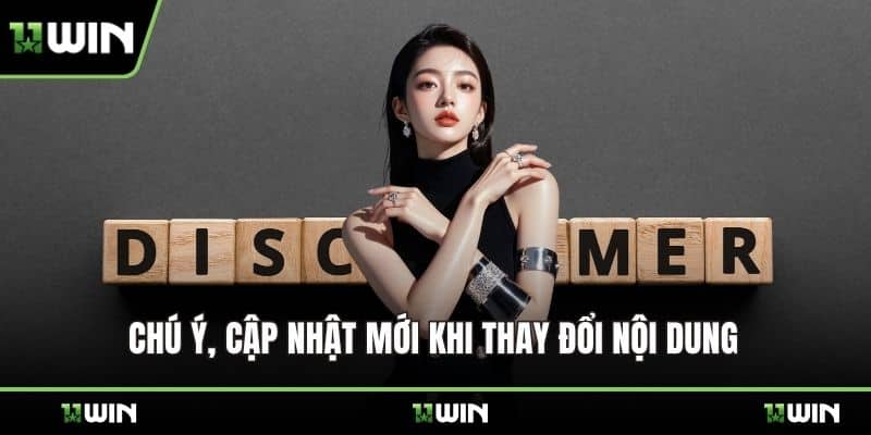 Chú ý, cập nhật mới khi thay đổi nội dung